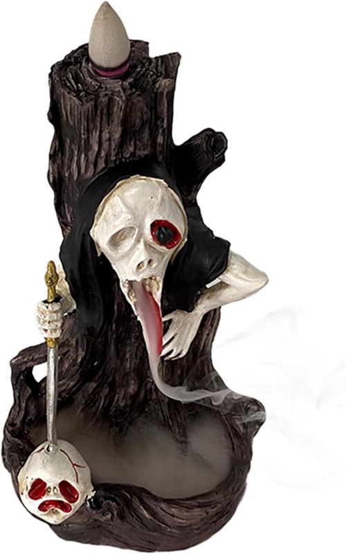 Photo 1 of Skull Backflow Incense Burner Halloween Decoration