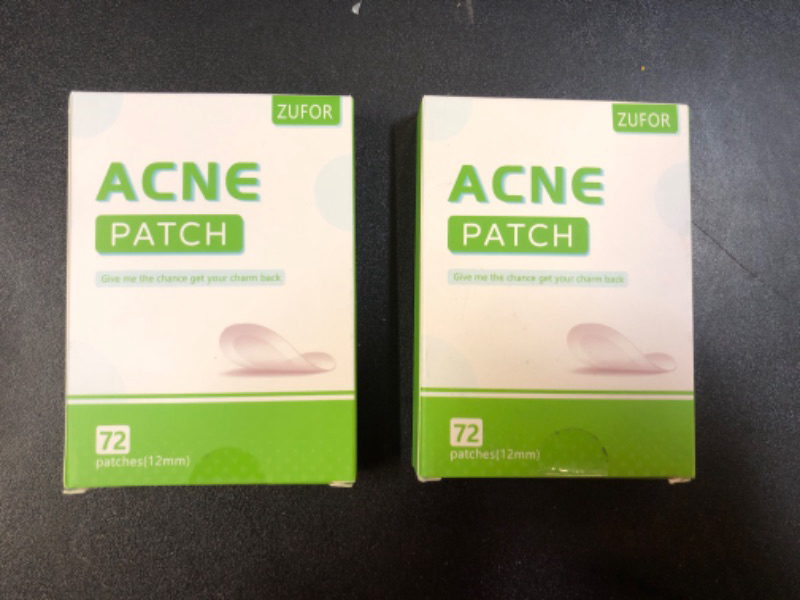 Photo 2 of [PACK OF 2] Acne Patches, Hydrocolloid Acne Pimple Patches for Covering Zits and Blemishes, Spot Stickers for Face & Skin, Waterproof Invisible Sticker, Skin Care(72 Count) 1 Count 