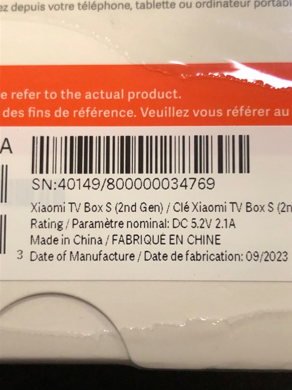 Photo 4 of Xiaomi TV Box S (2nd Gen) 4K Ultra HD Streaming Media Player, Google TV Box with 2GB RAM 8GB ROM, 2.4G/5G Dual WiFi, Bluetooth 5.2 & Dolby Audio and DTS-HD, Dolby Vision, HDR10+
