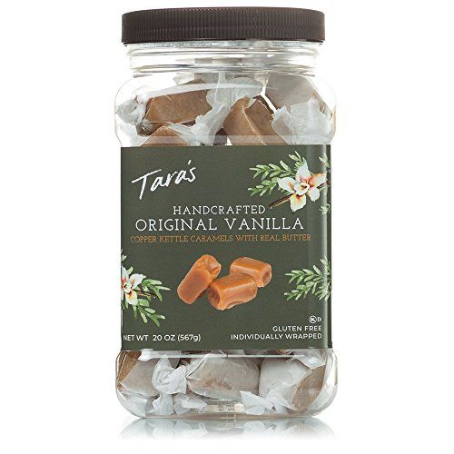 Photo 1 of Taras All Natural Gourmet Original Vanilla Caramel: Small Batch Creamy & Individually Wrapped - Original Vanilla 20 Oz (BB 11/28/2024)