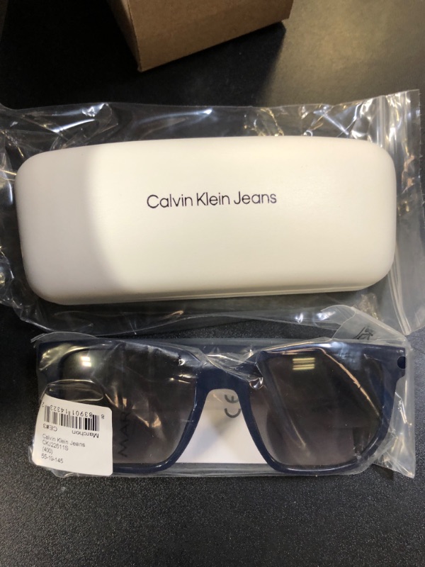 Photo 2 of Calvin Klein Jeans Men's Ckj22603s Rectangular Sunglasses Black 54 Millimeters