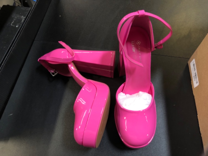 Photo 1 of Hot Pink Chunky Heels 7