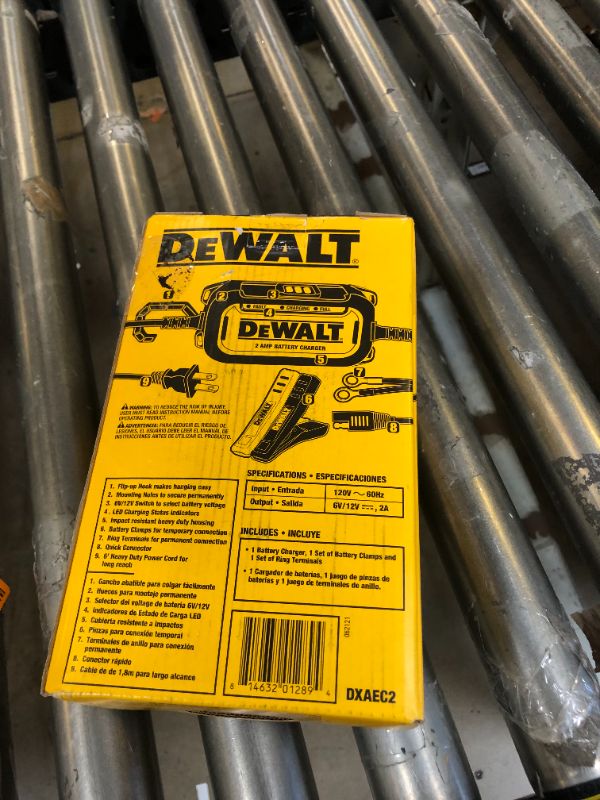 Photo 1 of DEWALT - Professional 2 Amp Automotive Battery Charger and Maintainer