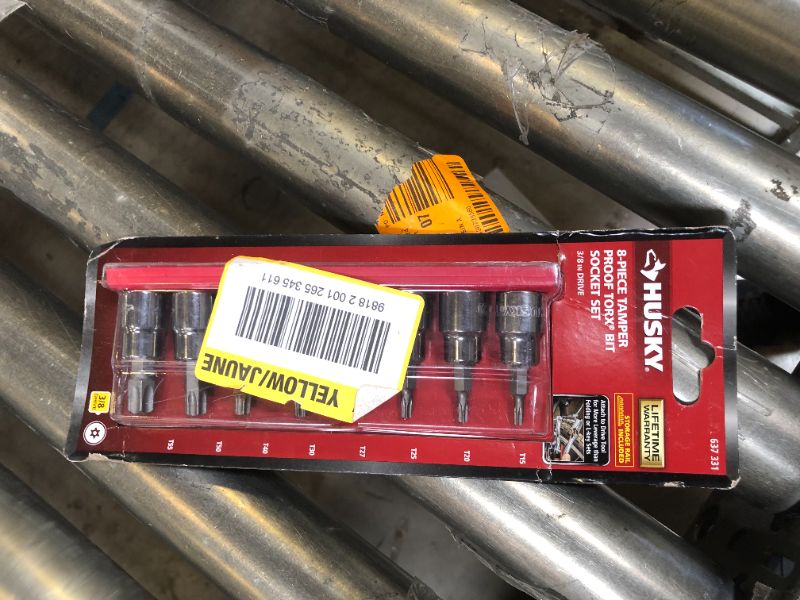 Photo 2 of 3/8 in. Drive Tamper Proof Torx Bit Socket Set (8-Piece)