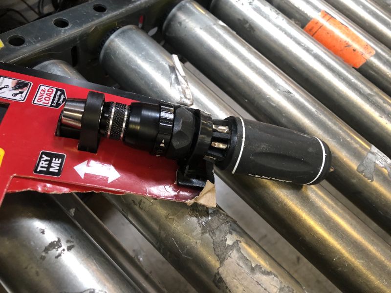 Photo 1 of 12-in-1 Quick-Load Ratcheting Screwdriver
