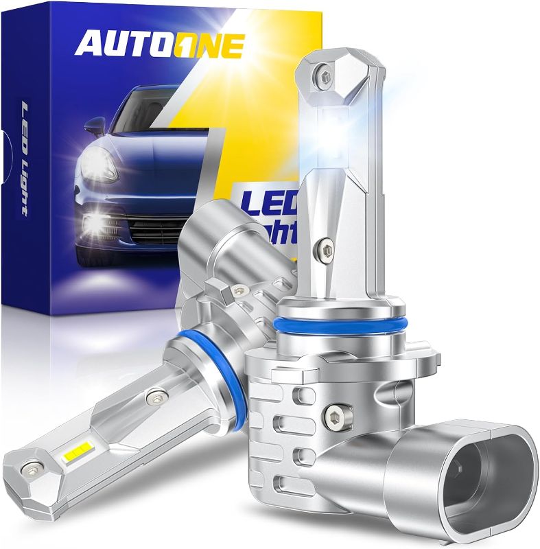 Photo 1 of AUTOONE H10 LED Fog Light Bulbs, 6000K Cool White Light - COMPATIBILITY UNKNOWN  