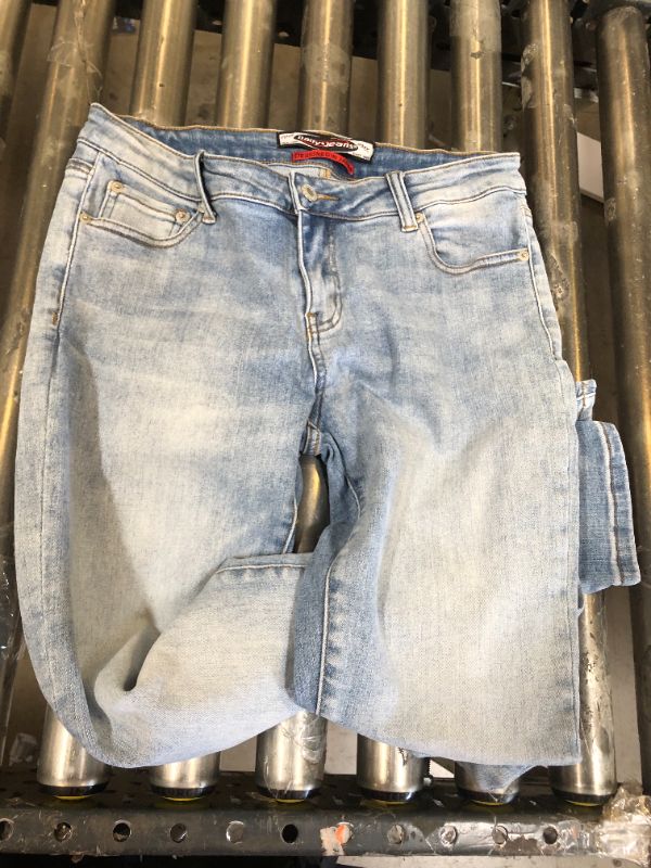 Photo 1 of DAILY JEANS -  JUNIOR 9 WASHED LIGHT BLUE JEANS 