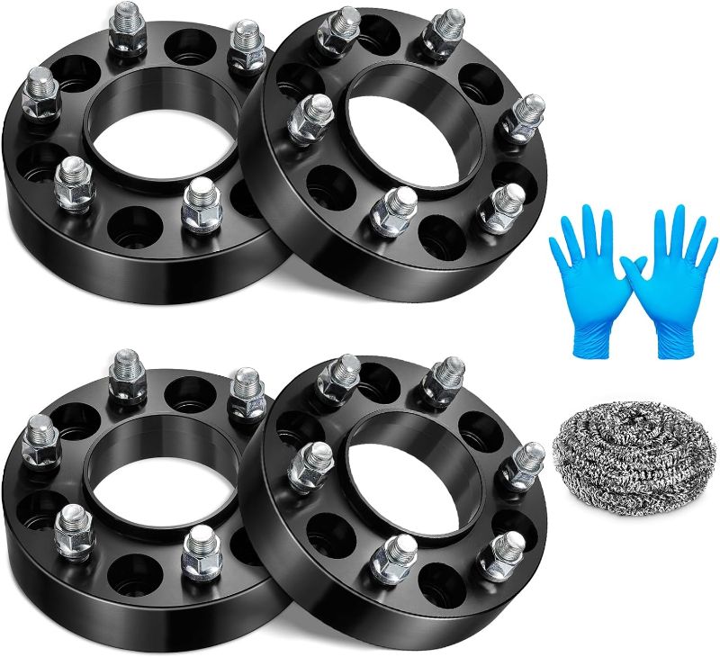 Photo 1 of BDFHYK 6x135mm Wheel Spacers, 1.25 inch Hubcentric Wheel Spacer Compatible with F150 Expedition Lobo 2015-2022,Forged 6 Lug Wheel Adapters M14x1.5 & 87.1 mm Hub Bore Compatible with Navigator,Set of 4