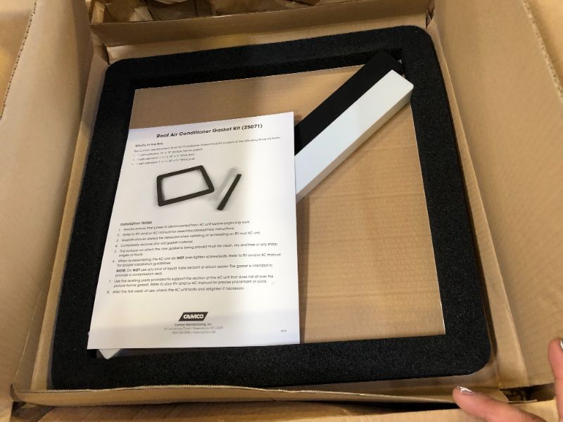 Photo 1 of Camco 25071 14" x 14" Universal Roof Air Conditioner Gasket Kit