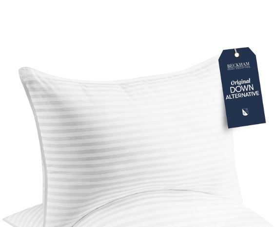 Photo 1 of Beckham Hotel Collection Bed Pillow King Size - Down Alternative Bedding Gel Cooling Big Pillow for Back, Stomach or Side Sleepers