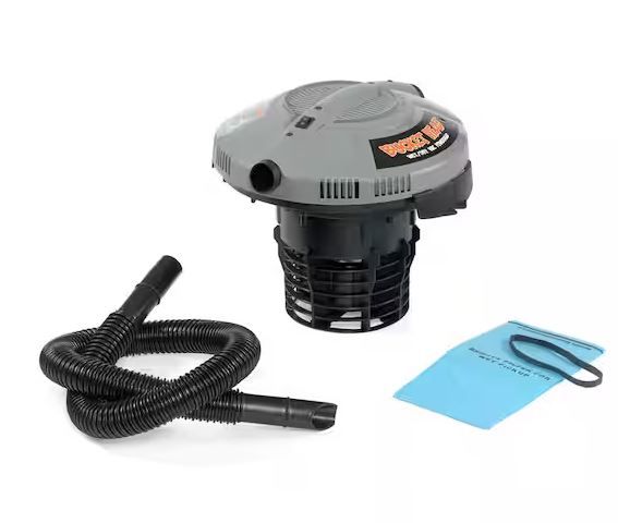 Photo 1 of 5 Gallon 1.75 Peak HP Wet/Dry Shop Vacuum Powerhead with Filter Bag and Hose (compatible with 5 Gal. Homer Bucket)
