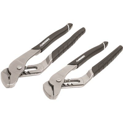 Photo 1 of Husky 10 in. and 12 in. Groove Joint Pliers Set
