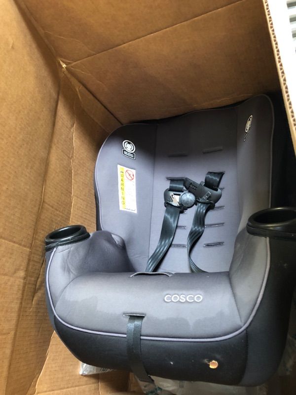 Photo 2 of Cosco Onlook 2-in-1 Convertible Car Seat, Rear-Facing 5-40 pounds and Forward-Facing 22-40 pounds and up to 43 inches, Black Arrows
