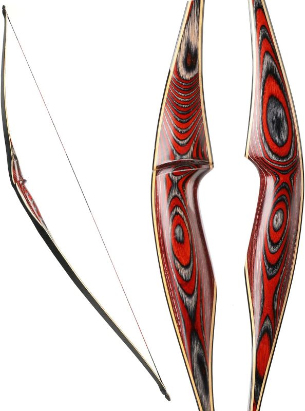 Photo 1 of 58" Laminated Recurve Bow,Amercian Hunting Bow Archery Bow 25LBS