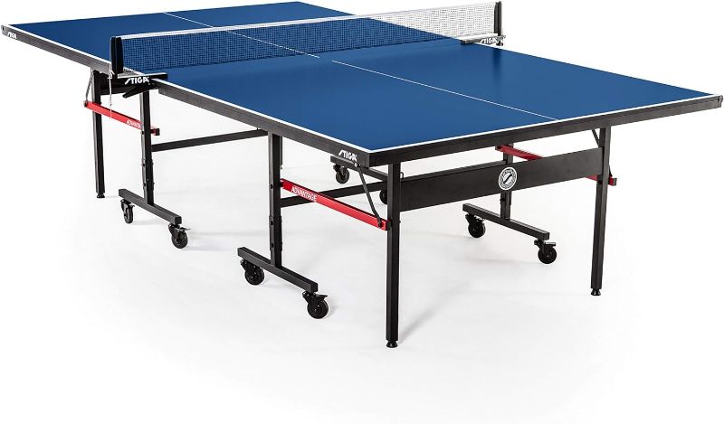 Photo 1 of 3 PACK PALLET - STIGA Advantage Series Ping Pong Tables - 13-25mm Performance Tops - Quickplay 10 Minute Assembly - Playback Mode - Recreational to Tournament-Level Table Tennis Table- - - - SOLD AS IS, SOLD FOR PARTS - PALLET OF MAJOR PIECES !!!