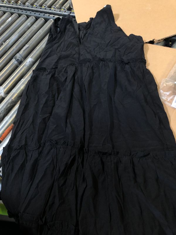 Photo 1 of WOMANS LONG BLACK LOOSE DRESS SLEEVELESS