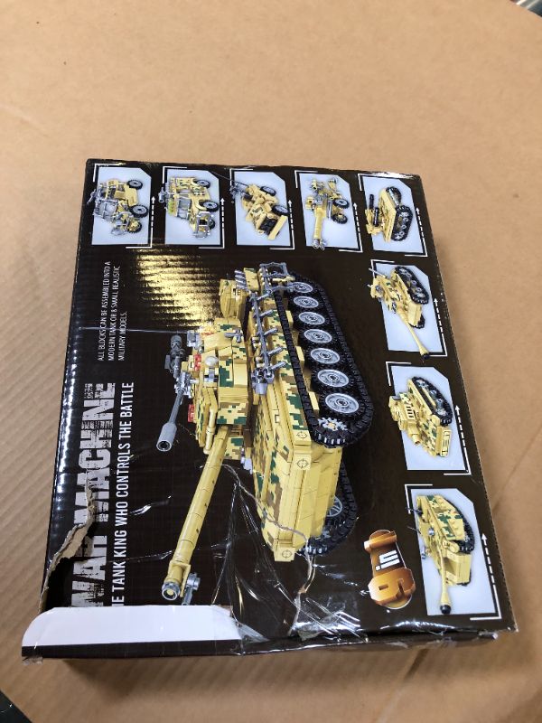 Photo 1 of Military Tank Building Blocks Toys Set (1176 Pieces), Compatible with Lego, 9 in 1 Army Toys Building Kit to Create A Large Tank or 8 Sets of Military Models, Great for Boys Kids Age 6+ Year Old 1176PCS