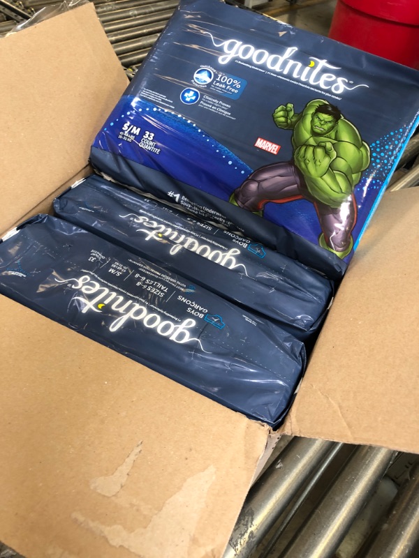 Photo 1 of GoodNites Boys' Nighttime Bedwetting Underwear - S/M - 3 Bags 99ct