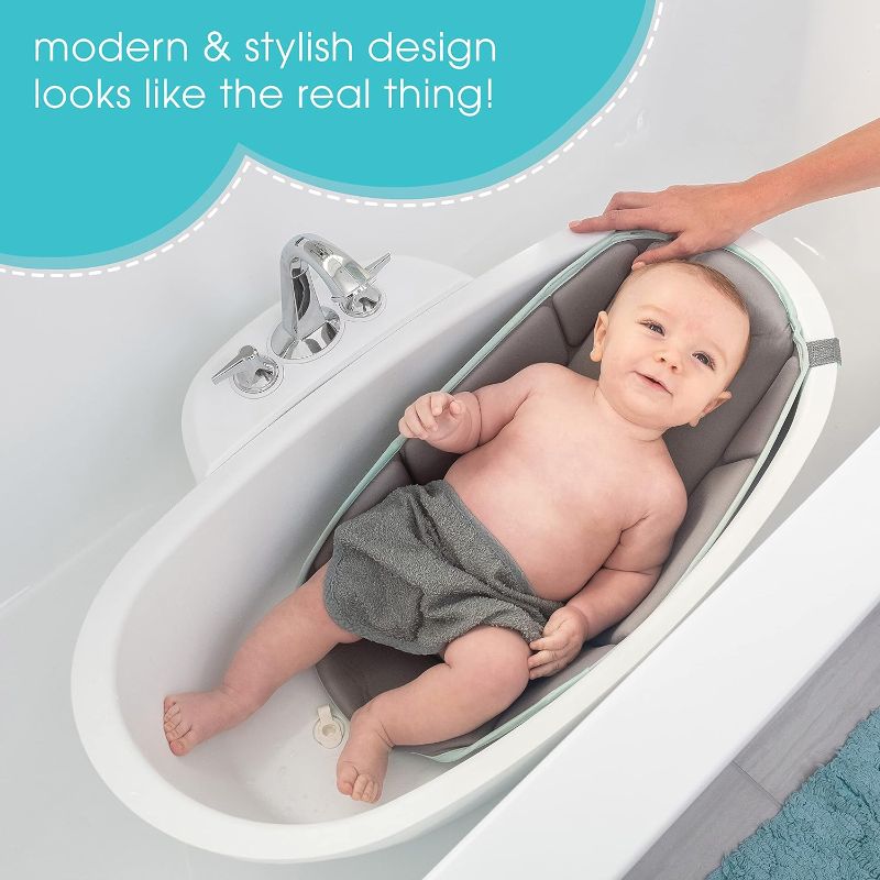 Photo 1 of Summer® My Size™ Tub 4-in-1 Modern Bathing System -- for Ages 0-24 Months – Baby Bathtub Includes Soft Support, Pull-Down Sprayer and Removable Water Tank