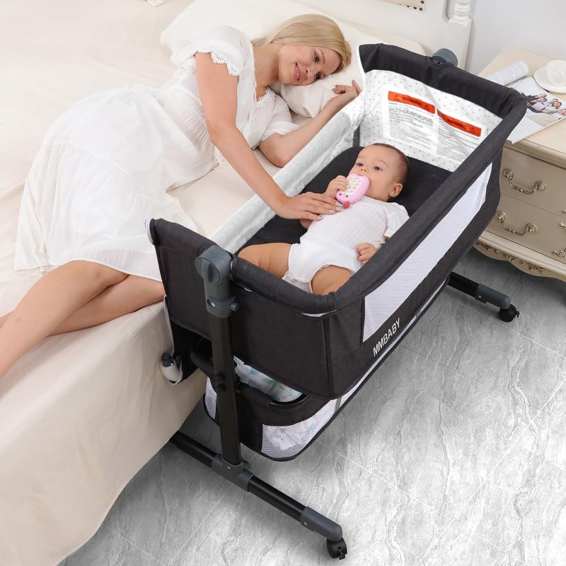 Photo 1 of MMBABY Baby Bassinet Bedside Sleeper Bedside Crib Easy Folding Portable Crib 3 in 1 Travel Baby Bed with Adjustable Height,Breathable Net,Large Storage Bag and Mattress
stant - Heavy Duty Yet Stylish Design for Home or Office Use - 19x24 Inches Hard-floor