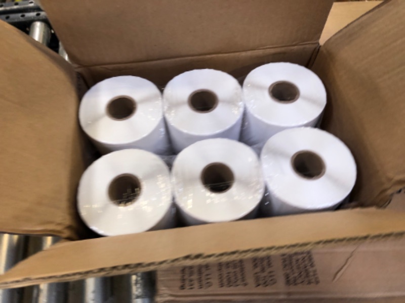 Photo 2 of 2.25" X 1.25” Direct Thermal Labels - 12 Rolls,1000/Roll - Perforated Stickers for Barcode Address & FBA Product, Compatible with Zebra & Rollo & MUNBYN Desktop Printer.
