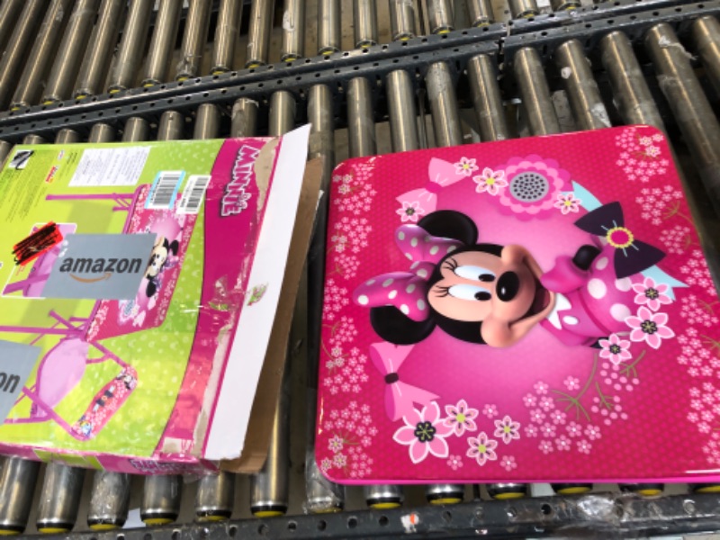 Photo 2 of Minnie Mouse Table & Chair Set for Toddlers 24-48M, Includes 1 Table & 1 Chair [Amazon Exclusive] Table: 20"L x 20"W x 16.4"H, Chair: 12"L x 11.6"W x 17"H - Weight Limit: 70 lbs
