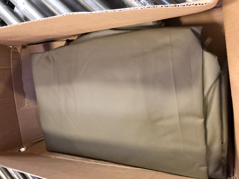 Photo 1 of Wonwon Gazebo Replacement Canopy Top Cover 10X12 Double Tiered Canopy Roof for Lowe's Allen Roth Gazebo Model #GF-12S004BTO/GF-12S004B-1 (Khaki)