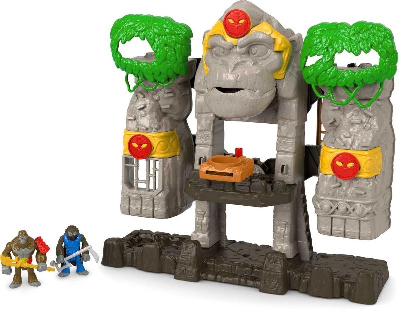 Photo 1 of Fisher-Price Imaginext Preschool Toy Gorilla Fortress Playset with Poseable Figures & Accessories for Pretend Play Ages 3+ Years
