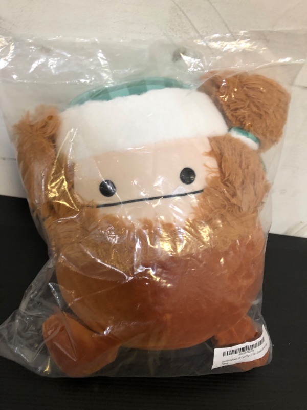 Photo 2 of Squishmallows 10" Benny The Bigfoot with Hat Plush - Official Kellytoy - Collectible Soft & Squishy Stuffed Animal Toy - Gift for Kids, Girls & Boys