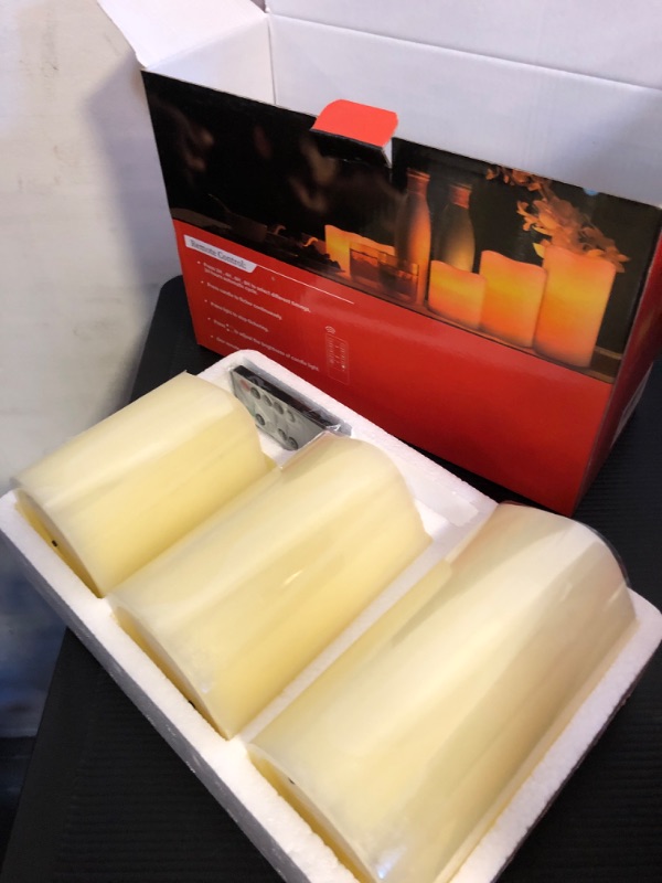 Photo 1 of 3Pack  Flameless Candles Battery Operated