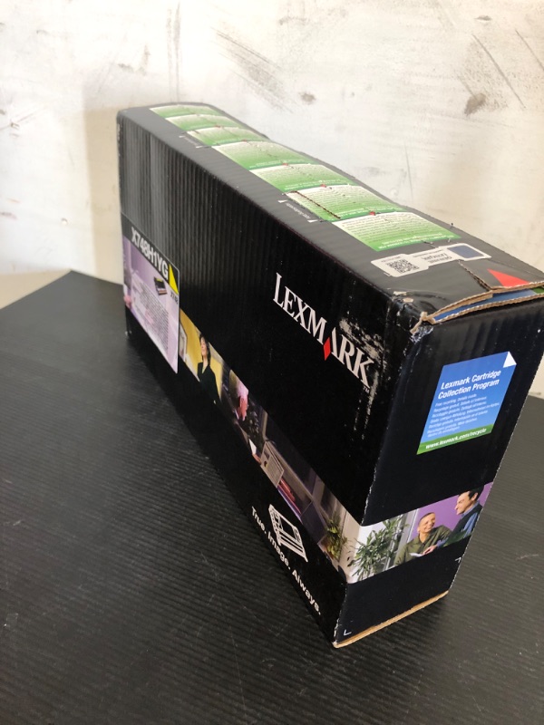 Photo 2 of Lexmark LEXX748H1YG Toner Cartridge Yellow Laser, 10000 Page