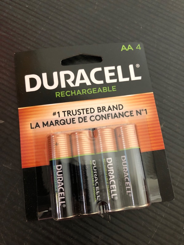 Photo 2 of Duracell AA NiMH Battery, 4/Pack (DX1500B4N001)