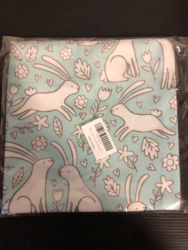 Photo 1 of 18x18 Ambesonne Nautical Throw Pillow Cushion Cover - 'Tan Turquoise White