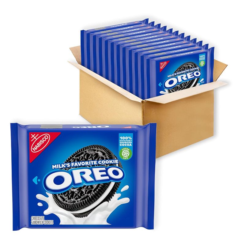 Photo 1 of OREO Chocolate Sandwich Cookies, 12 - 13.29 oz Packs. June 7 2024
