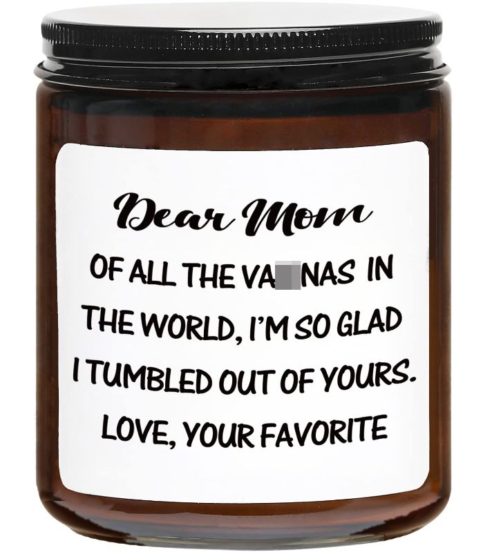 Photo 1 of MOTHERS DAY GIFTS FOR MOM FROM DAUGHTER SON, FUNNY MOTHER’S DAY GIFT, BIRTHDAY GIFT FOR MOM, BEST MOM GIFTS,SANDALWOOD ROSE SCENTED CANDLE
