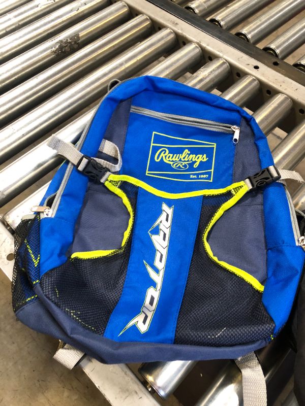 Photo 2 of Rawlings Youth Raptor Backpack
