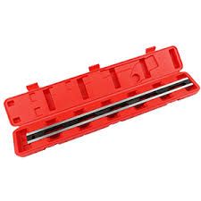 Photo 1 of 24 Inch Machinist Precision Steel Straight Edge Tool, Cylinder Head Straight Edge, Straight Edge Machined Flat with Complimentary Feeler Gauges for Checking Cylinder Heads and Engine Blocks
