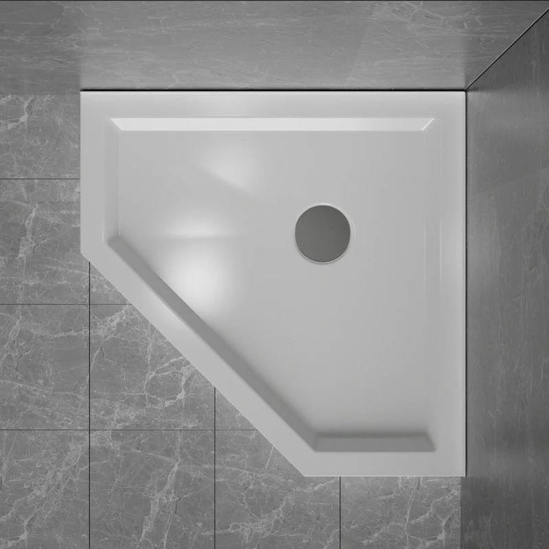 Photo 1 of Goodyo® 36“ Neo-Angle Shower Base in White
