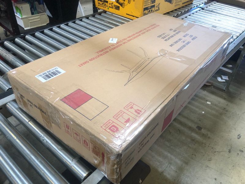 Photo 1 of NATURAL OAK DINING TABLE 
