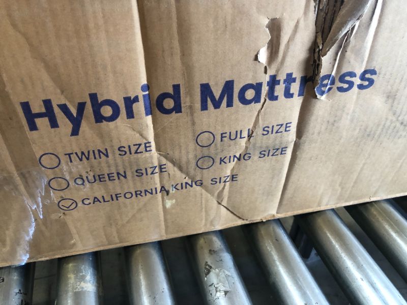 Photo 3 of California King Size Mattress, 12 Inch Hybrid Mattress California King, 3 Coils Strong Edge Support, Medium Firm Mattress with Memory Foam and Pocket Springs, Pressure Relief, Medium Firm 12 Inch Medium California King