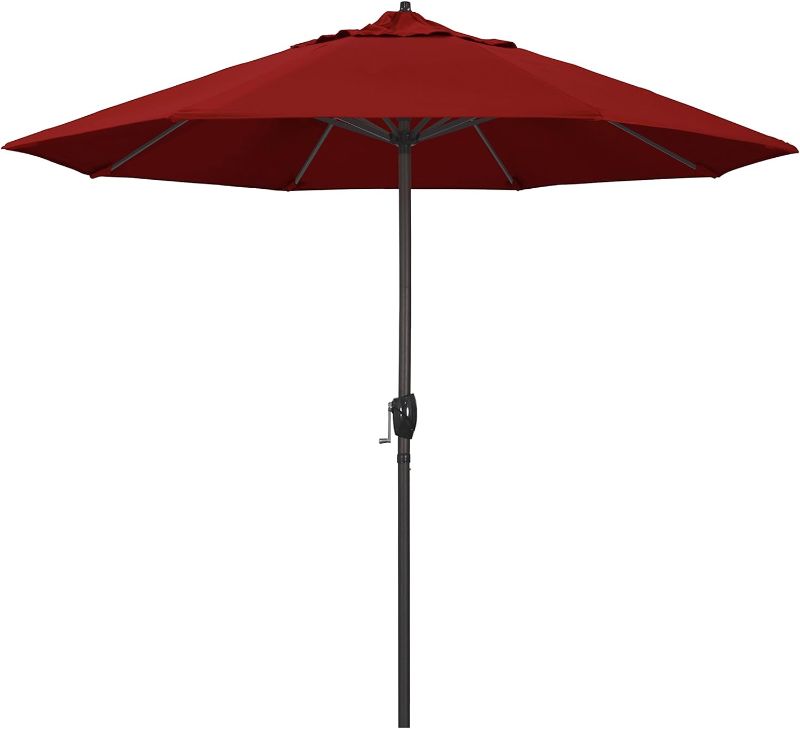Photo 1 of California Umbrella ATA908117-5403 Casa Series Patio Umbrella, 9' Round, Jockey Red