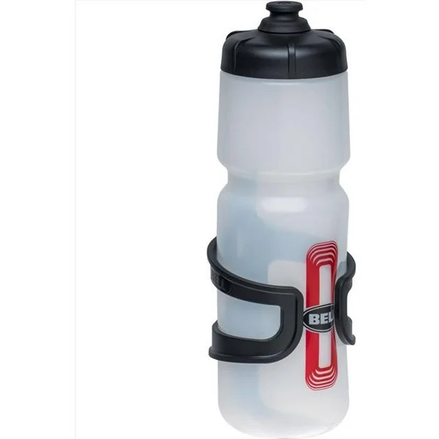 Photo 1 of Bell Sports Quencher Plastic Water Bottle and Cage 26 oz Clear Black
