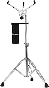 Photo 1 of Starfavor Concert Snare Drum Stand with Drum Sticks Holder, Double Braced Adjustable Extended Height 31.5"-47" Practice Pad Stand for 10-13 Inches Drum Pad, Snare Drum ST800
