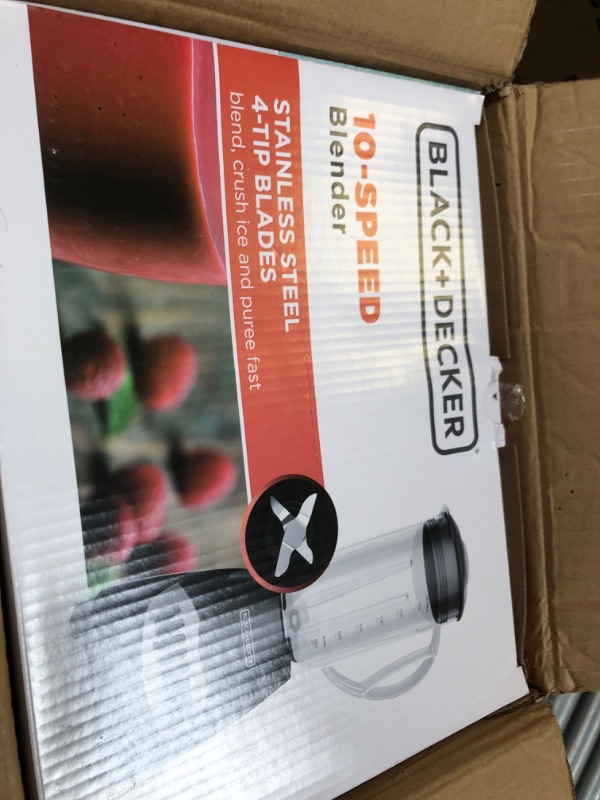 Photo 1 of  stainless steel 10speeds black decker 