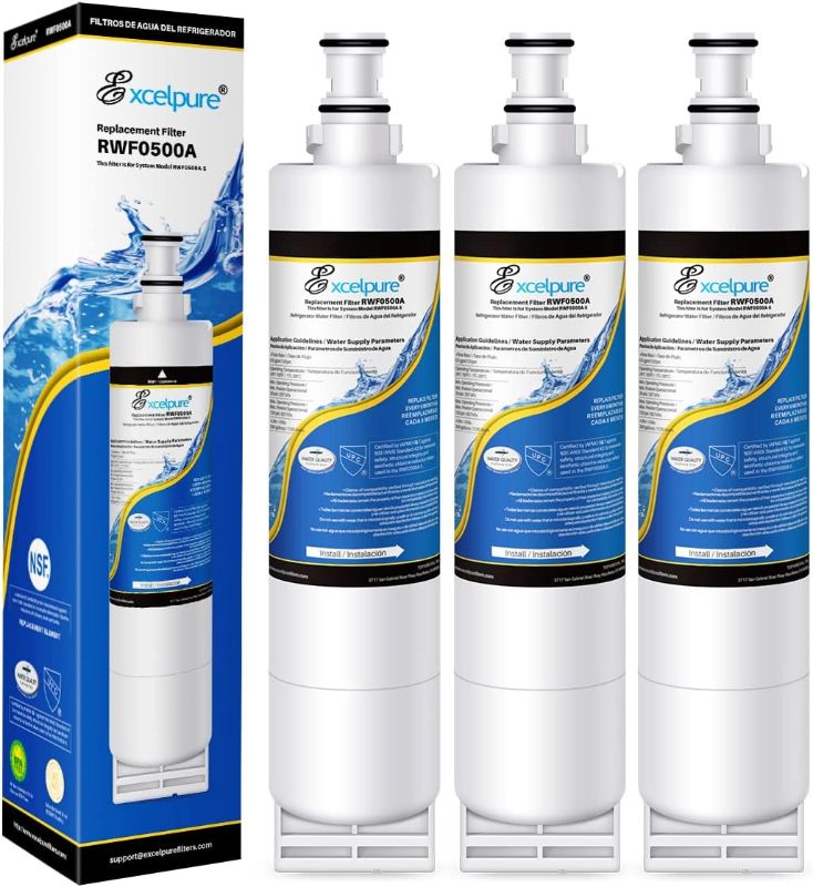 Photo 1 of 4396508 Refrigerator Water Filter?Replacement for Whirlpool EDR5RXD1,4396510, KitchenAid 4392857,EveryDrop FILTER 5,Kenmore 9010,NL240,LC400v, WF285,R-9010,WF-NL300,WSW-1?3 PACK
