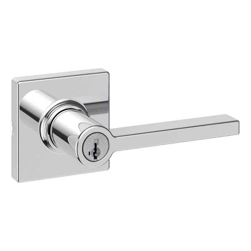 Photo 1 of Casey Polished Chrome Keyed Entry Door Handle Featuring SmartKey Technology and Microban
