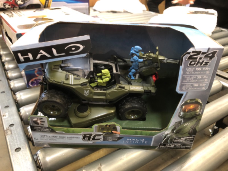 Photo 2 of NKOK Halo Infinite RC: Battle Hog UNSC Warthog -W/Master Chief & Spartan, 2.4 GHz Radio Control w/Turbo Boost Vehicle