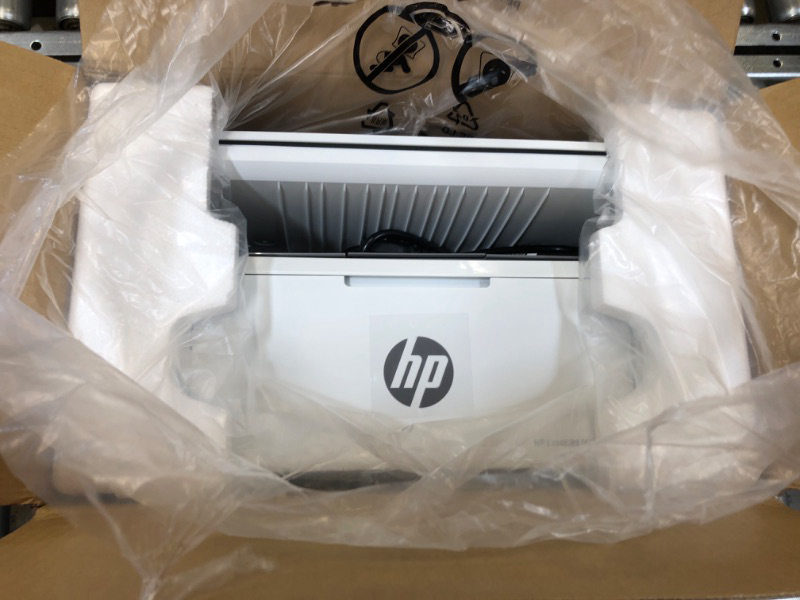 Photo 4 of HP LaserJet MFP M140w Wireless Black and White All-in-One Printer (7MD72F), White New Version: M140w