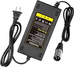 Photo 1 of 24V 5A 3-Pin Male XLR Connector Battery Charger for Lakematic, Pride Mobility, Jazzy Power Chair, Drive Medical, Golden Technologies, Shoprider, Rascal 200T/500T/301 PC 24BC5000TF-1
