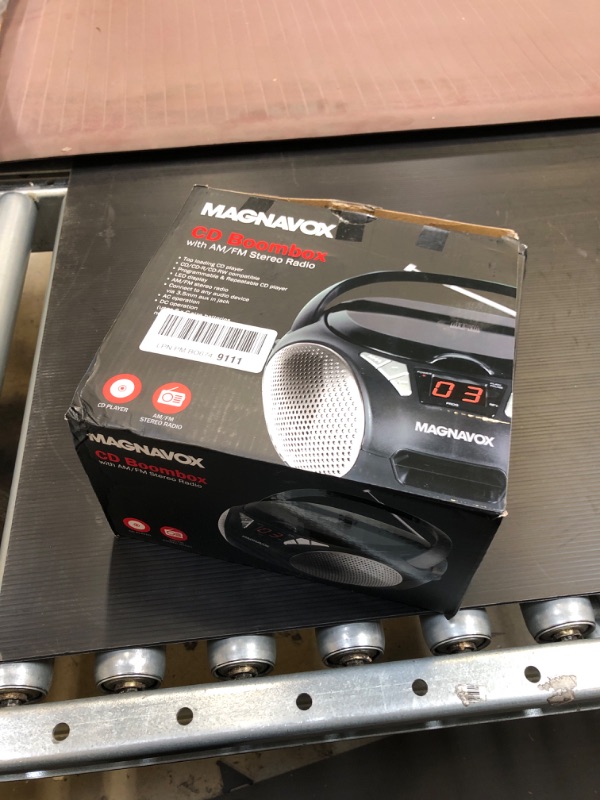 Photo 3 of Take Your Music Anywhere, from the Beach, to Your Dorm Room, with This Magnavox MD6924 CD Boombox. the Top-loading CD Player Has an AM/FM Radio, Digit
